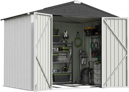 Patiowell 8x6 FT Outdoor Storage Shed - Image 6