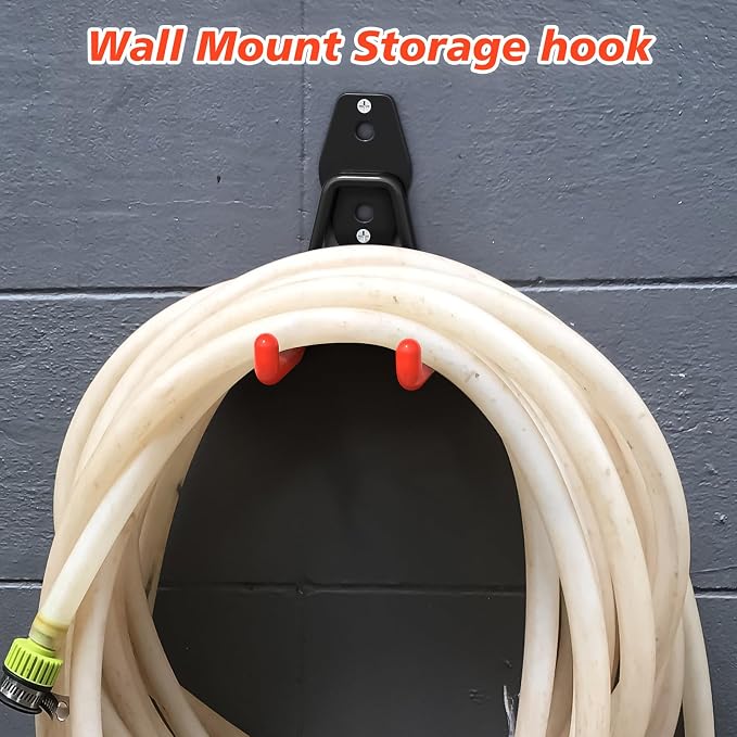 4 Pack Heavy Duty Garage Hooks, Solid Steel Wall Mount Hangers, - Image 5
