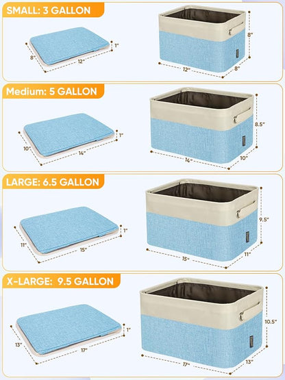 BALEINE 4 Pack Fabric Storage Bins - Image 2