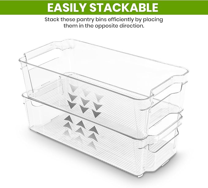 Utopia Home - Fridge & Refrigerator Organizer Bins, Kitchen Cabinets & - Image 7
