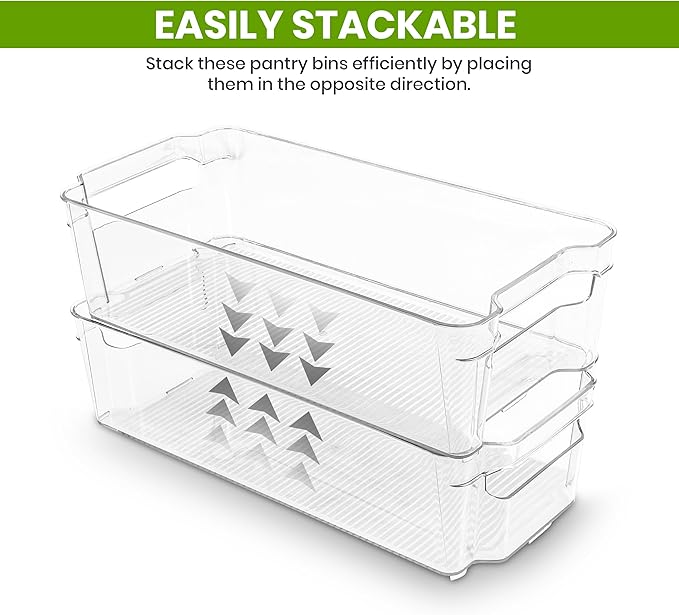 Utopia Home - Fridge & Refrigerator Organizer Bins, Kitchen Cabinets & - Image 7