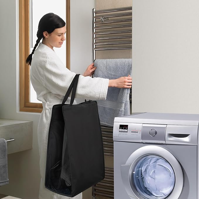 FENTEC Fentec Hanging Laundry Hamper, Hanging Laundry Basket, Slim Laundry - Image 8