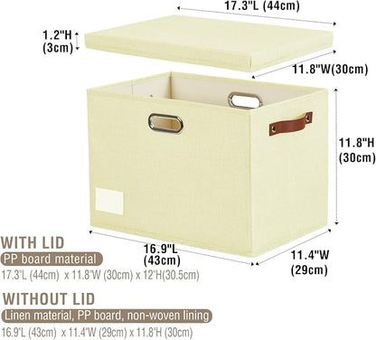 17" Large Collapsible Storage Bins - Image 3