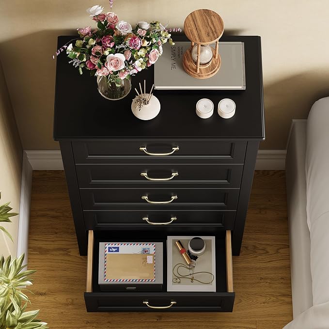 Gizoon 5 Drawer Dresser, for Clothes, Living Room - Image 8