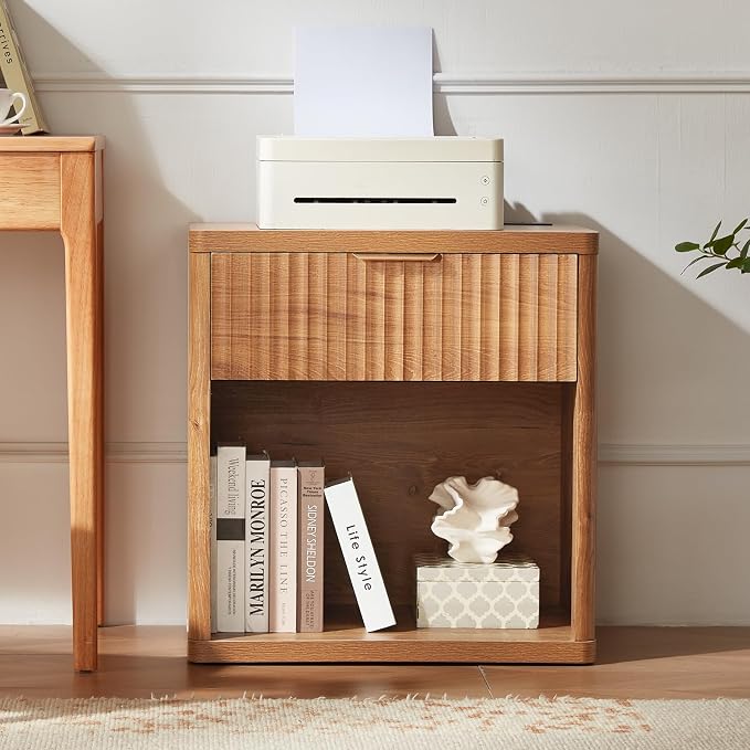 LEYAOYAO Fluted Nightstand - Image 7