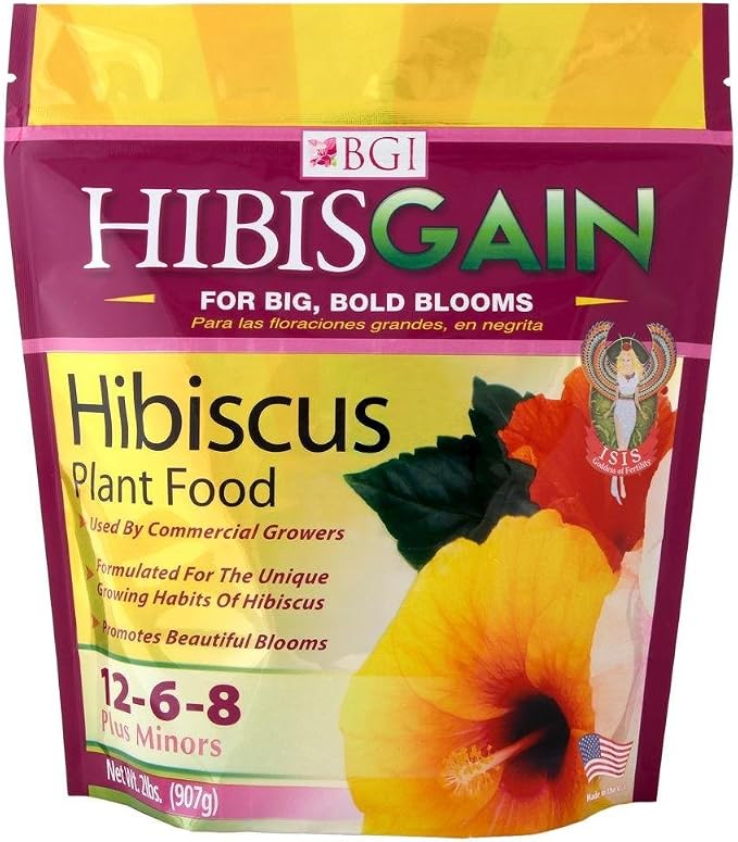 BGI Fertilizers HIBISGAIN, Hibiscus Fertilizer, 2lb Bag by BGIPremiumPlantFoods
