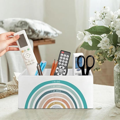 Boho Colorful Rainbow Pen Pencil Holder Organizer - Image 2