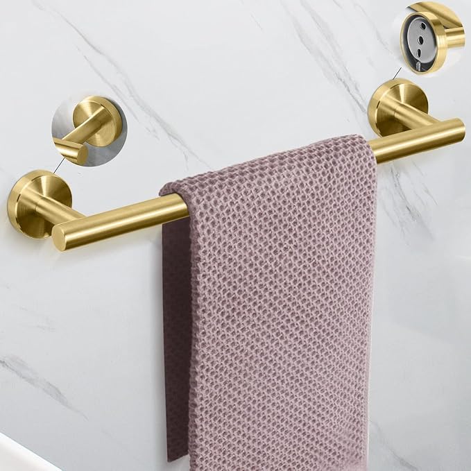 NearMoon Bathroom Hardware Set SUS 304 Thicken Stainless Steel-Towel Bar Set - Image 2