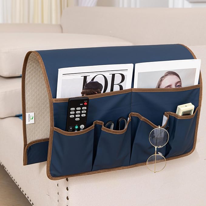 HAOMAIJIA Anti Slip Sofa Armrest Organizer Arm Chair Bedside Caddy Storage by HAOMAIJIA