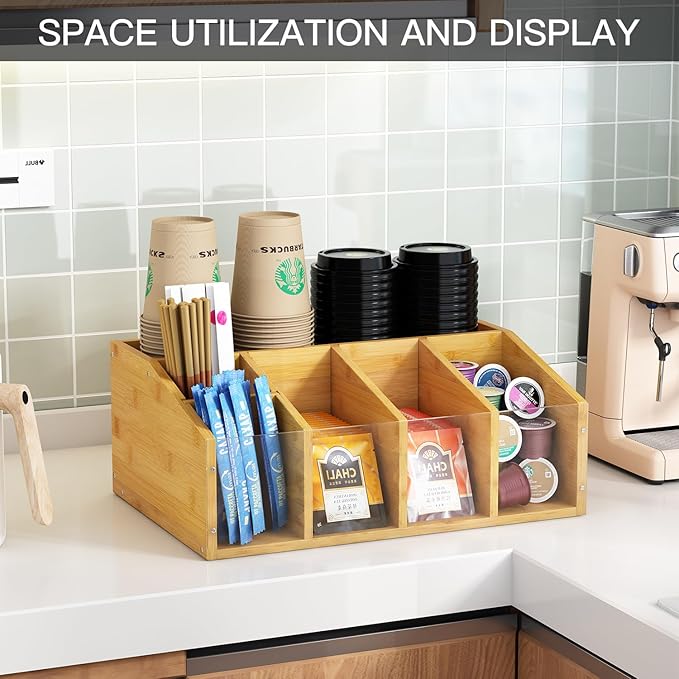 Coffee Station Organizer Condiment Organizer - Image 6