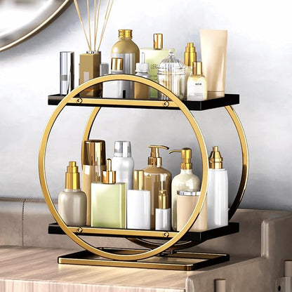 Makeup Organizer for Vanity, 2-Tier Bathroom Countertop Organizers, Bathroom - Image 9