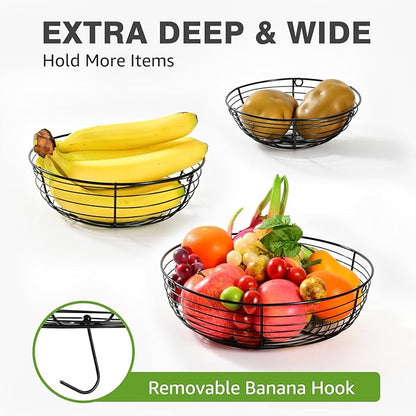 HULISEN 3-Tier Hanging Fruit Basket - Image 3
