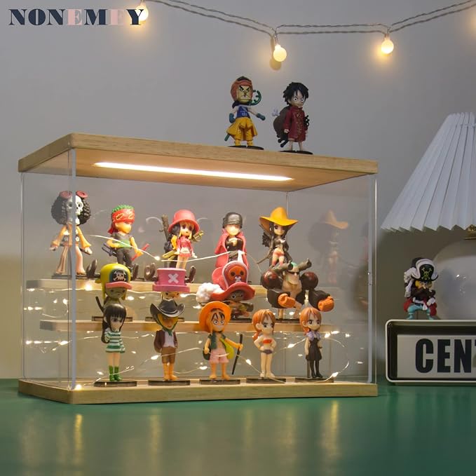 NONEMEY Clear Acrylic Display Case Stand - Image 4
