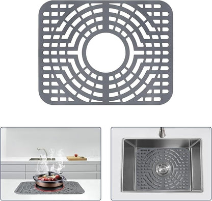 Silicone Sink Protector for Kitchen Sink 12“x16" – Flexible Sink Mat, Heat by snuggery