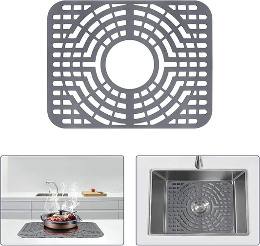 Silicone Sink Protector for Kitchen Sink 12“x16" – Flexible Sink Mat, Heat by snuggery