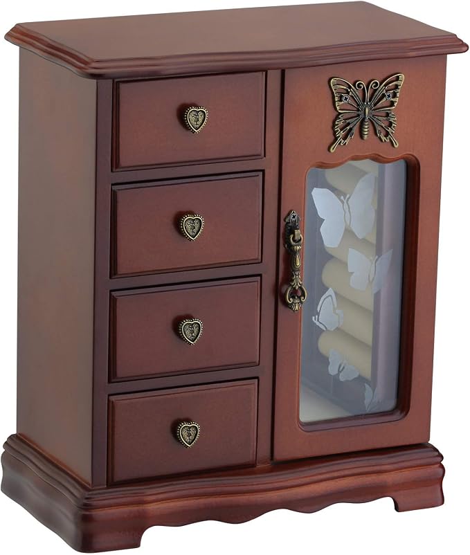 RR ROUND RICH DESIGN Solid Wood Jewelry Box by RRROUNDRICHDESIGN