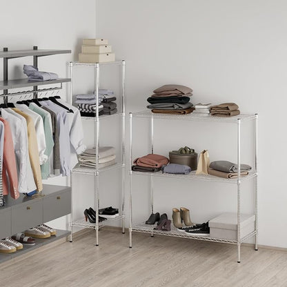 21" Deep x 48" Wide x 54" Height Wire Shelving Kit | 3-Tier | NSF Commercial - Image 7