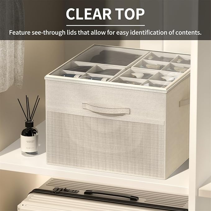Aokeyee Shoe Organizer for Closet, Foldable Shoe Storage Organizer Box Bin - Image 2