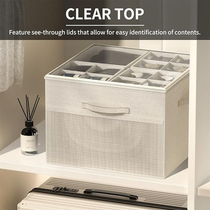 Aokeyee Shoe Organizer for Closet, Foldable Shoe Storage Organizer Box Bin - Image 2