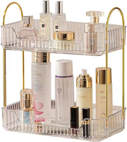 shuang qing 2 Tier Bathroom Counter Organizer Countertop Storage, Cosmetics by SHUANGQING