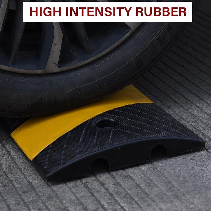 Orangestar Speed Bumps 2-Pack, 6FT Heavy Duty Rubber Driveway Bump - Image 3
