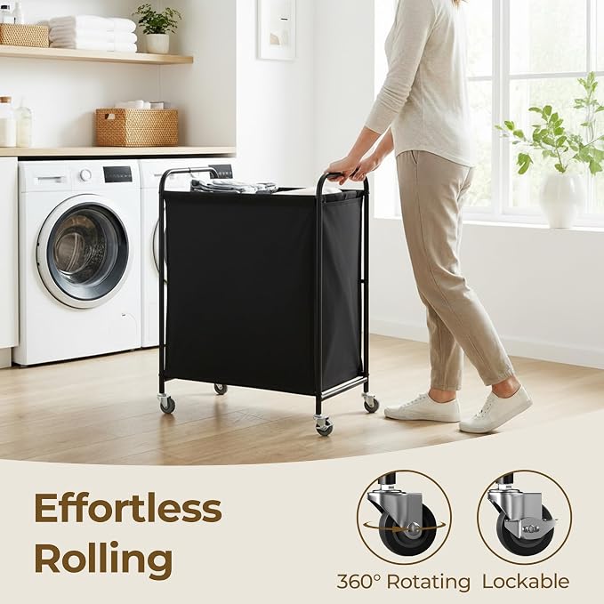 GRANNY SAYS 2 Section 130L Laundry Sorter, Large Laundry Hamper Basket - Image 5