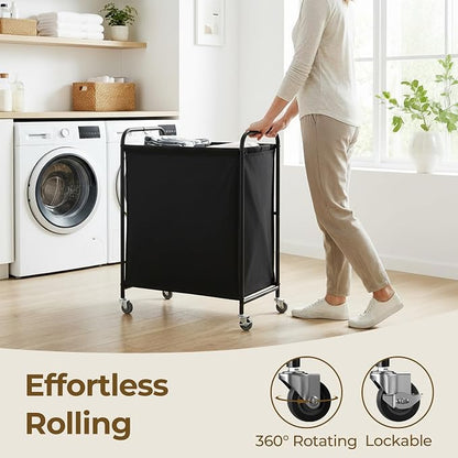 GRANNY SAYS 2 Section 130L Laundry Sorter, Large Laundry Hamper Basket - Image 5