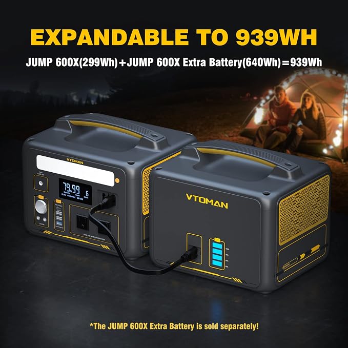 VTOMAN Jump 600X Portable Power Station - Image 4