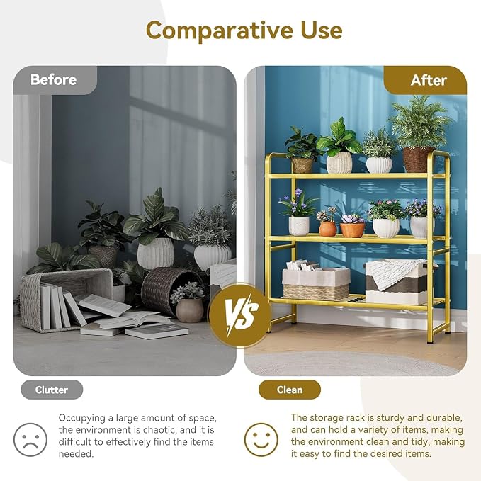 Standard Shelf Organizer for Outdoor Indoor, Waterproof Heavy Duty Metal - Image 7