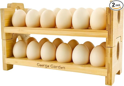 Bamboo Egg Holder Countertop by George+Garden