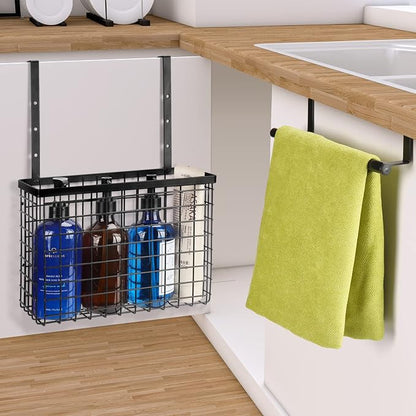 2 Pack Cabinet Door Organizer, Over The Cabinet Door Organizer - Image 7