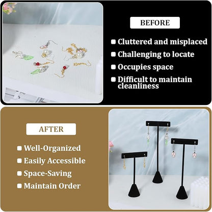 12 Pcs 3 Sizes Earring T Stand Display - Image 6