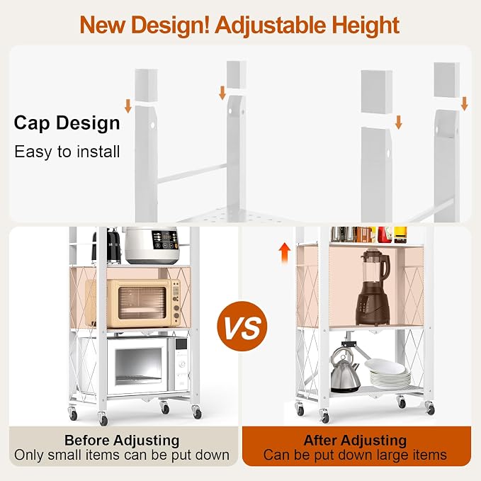 6-Tier Foldable Storage Shelves - Image 6