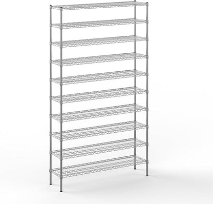 14" Deep x 54" Wide x 96" Height Wire Shelving Kit | 10-Tier | NSF Commercial by Regal+Altair