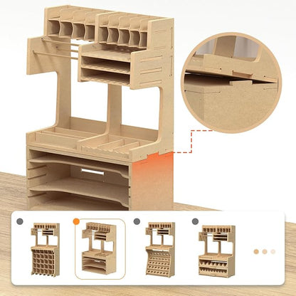 Wooden Model Kit Organizer Rack - Image 7
