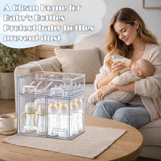 Baby Bottle Organizer with Hooks - Image 6