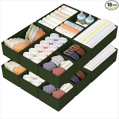 DIMJ Drawer Organizers Clothes, Fabric Closet Organizers and Storage, Shallow by DiMJ