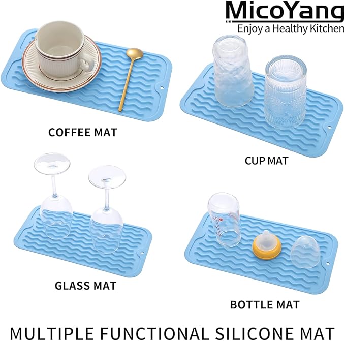 Silicone Dish Drying Mat for Multiple Usage, Easy clean, Eco-friendly, - Image 4