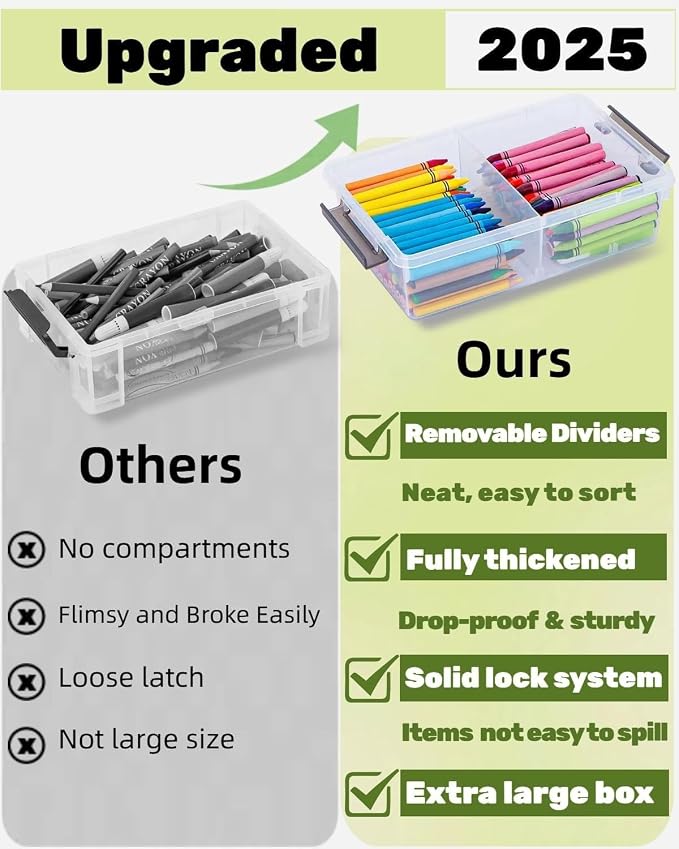 6 Pack Extra Large Pencil Box - Image 8