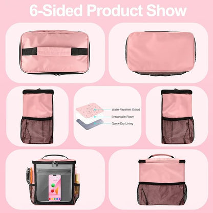 Portable Hanging Shower Caddy, Large Capacity Travel Toiletry Bag - Image 6