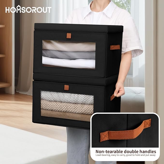 Homsorout Large Closet Storage Bins - Image 5