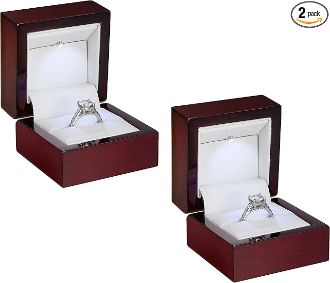 Allure - 2 Pack, Luxury Ring Box by ALLURE