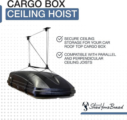 StoreYourBoard Cargo Box Pulley System – Heavy-Duty Garage Hoist Lift - Image 3