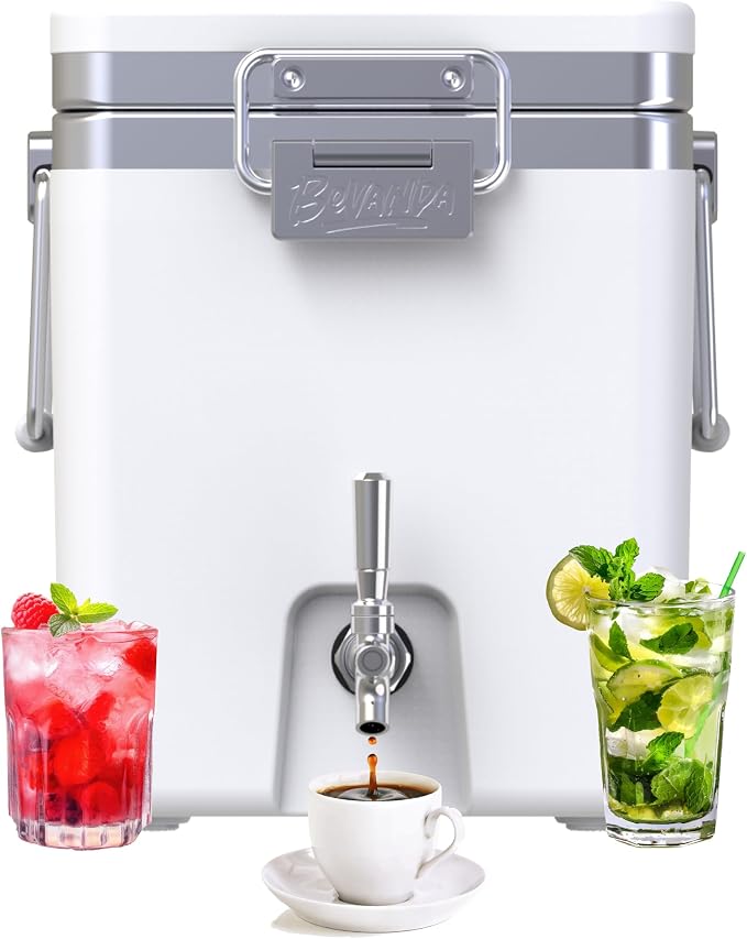 Bevanda - Sperse 3 Gallon Drink Dispenser - Large Insulated Stainless Steel by Bevanda