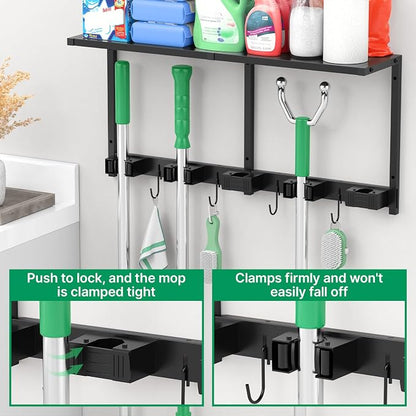 CCCEI Broom and Mop Wall Mount - Image 3