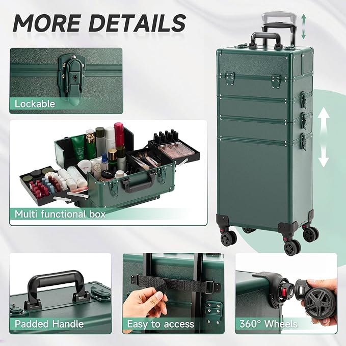Leeora&Leekoo Portable Multi-Storey Nail Case - Image 4