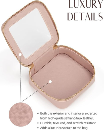Popvibe Clear Makeup Bag Travel Cosmetic Case Transparent Toiletry Bag - Image 6