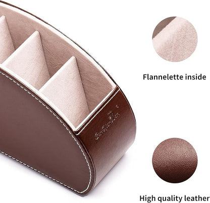 Remote Control Holder, PU Leather Organizer Box - Image 3