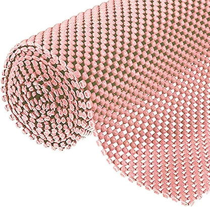 Shelf Liner Drawer Liner Non-Slip Mat Shelves Liners 12" X6.5’ Grid Pattern PVC by L7HWDP