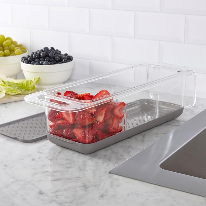 Copco Over the Sink Colander Fridge Storage Bin - Image 6